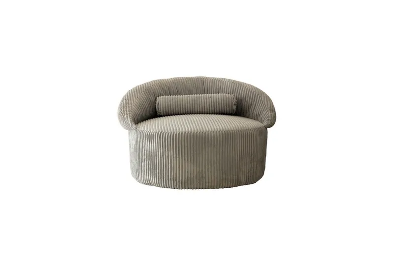 Stifen Lenestol - Antrasitt - Møbler - Stoler - Lenestoler - Lenestol med fotskammel