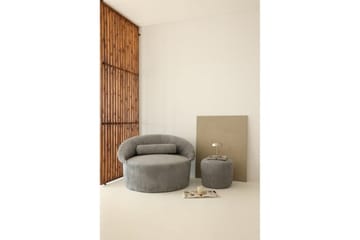 Stifen Lenestol - Antrasitt - Møbler - Stoler - Lenestoler - Lenestol med fotskammel