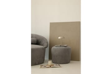 Stifen Lenestol - Antrasitt - Møbler - Stoler - Lenestoler - Lenestol med fotskammel