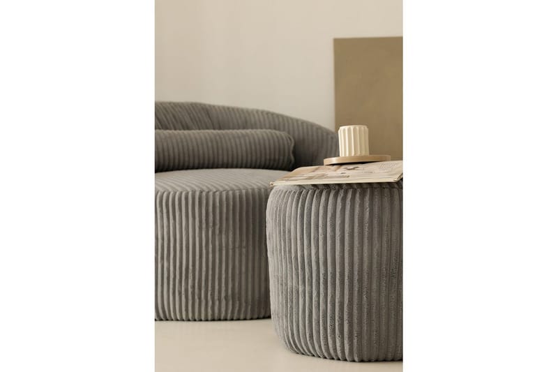 Stifen Lenestol - Antrasitt - Møbler - Stoler - Lenestoler - Lenestol med fotskammel