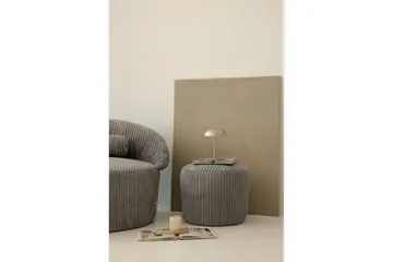 Stifen Lenestol - Antrasitt - Møbler - Stoler - Lenestoler - Lenestol med fotskammel