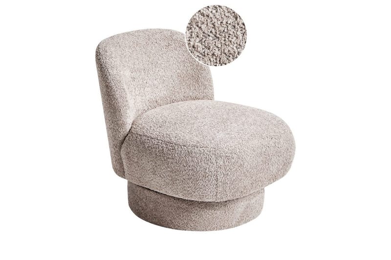 Svingbar lenestol Aylo, Beige