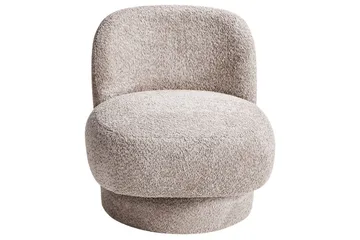 Svingbar lenestol Aylo - Beige - Møbler - Stoler - Lenestoler - Lenestol uten armlene