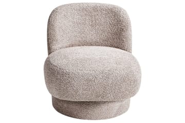 Svingbar lenestol Aylo - Beige - Møbler - Stoler - Lenestoler - Lenestol uten armlene