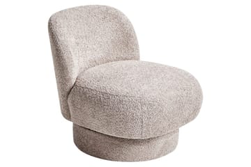 Svingbar lenestol Aylo - Beige - Møbler - Stoler - Lenestoler - Lenestol uten armlene