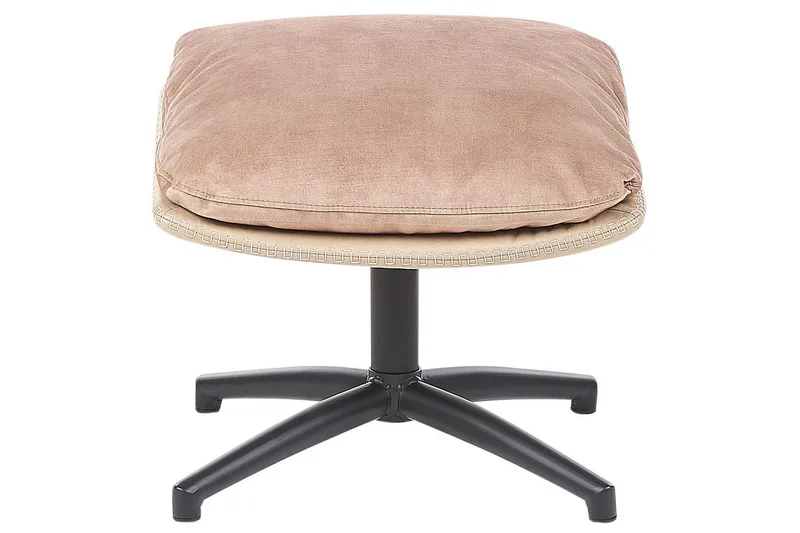 Svingbar lenestol Eide - Beige, svart - Møbler - Stoler - Lenestoler - Lenestol uten armlene