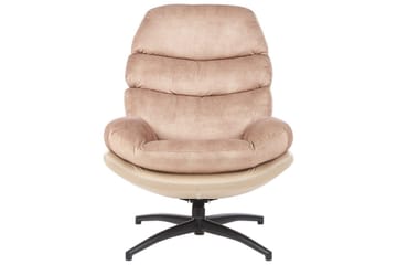Svingbar lenestol Eide - Beige, svart - Møbler - Stoler - Lenestoler - Howard lenestol