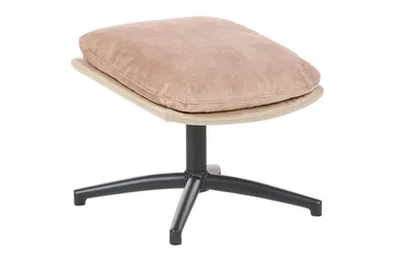 Svingbar lenestol Eide - Beige, svart - Møbler - Stoler - Lenestoler - Lenestol uten armlene