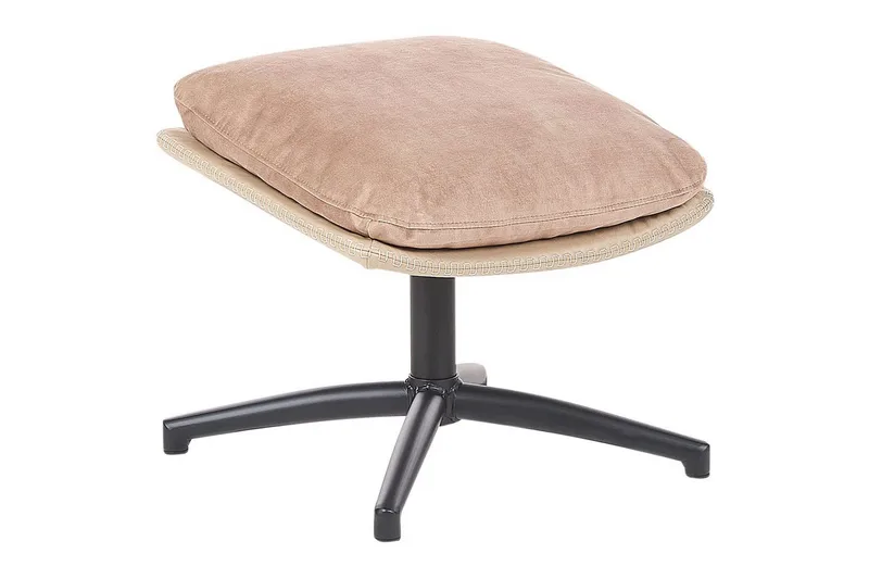 Svingbar lenestol Eide - Beige, svart - Møbler - Stoler - Lenestoler - Lenestol uten armlene