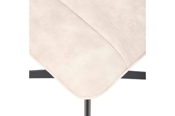 Svingbar lenestol Lia - Beige, svart - Møbler - Stoler - Lenestoler - Lenestol uten armlene