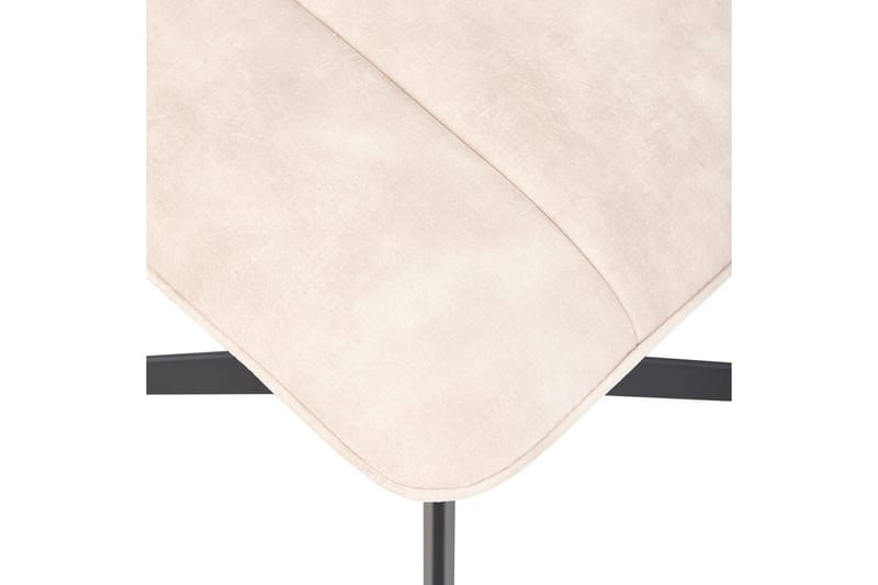 Svingbar lenestol Lia - Beige, svart - Møbler - Stoler - Lenestoler - Lenestol uten armlene