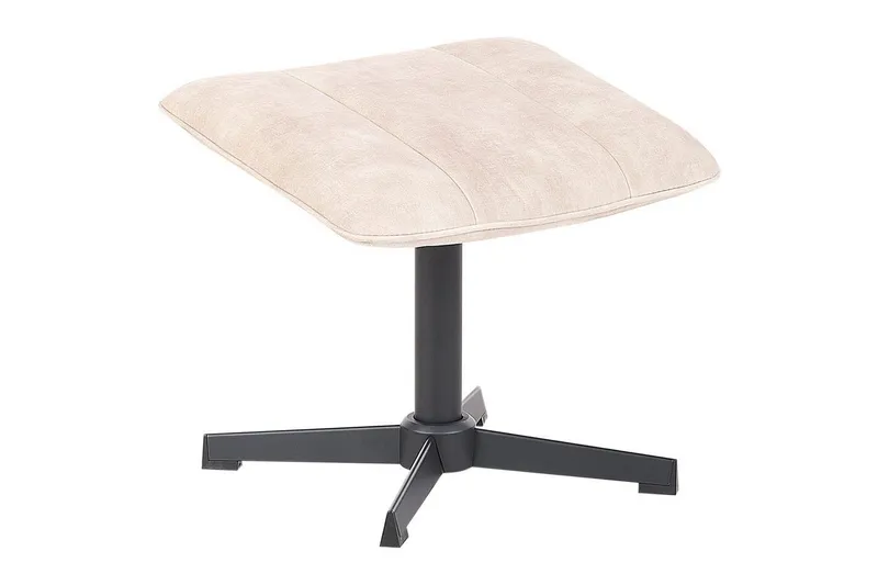 Svingbar lenestol Lia - Beige, svart - Møbler - Stoler - Lenestoler - Lenestol uten armlene