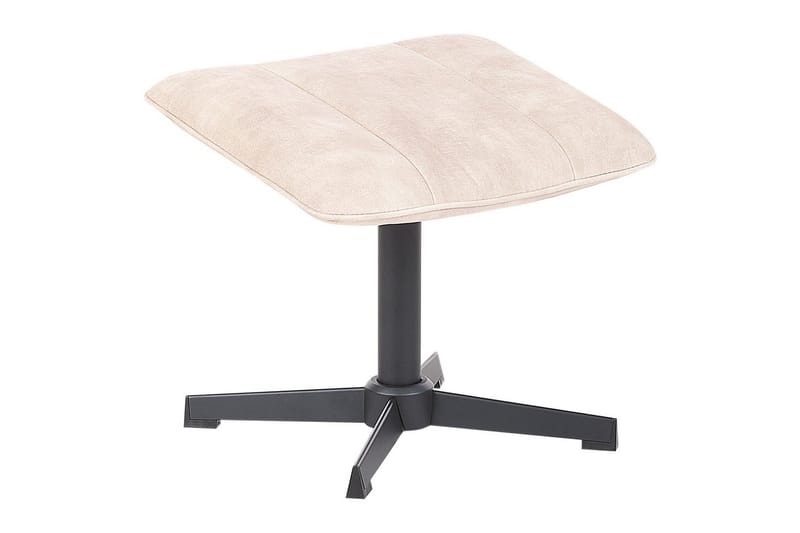 Svingbar lenestol Lia - Beige, svart - Møbler - Stoler - Lenestoler - Lenestol uten armlene