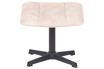 Svingbar lenestol Lia - Beige, svart - Møbler - Stoler - Lenestoler - Lenestol uten armlene