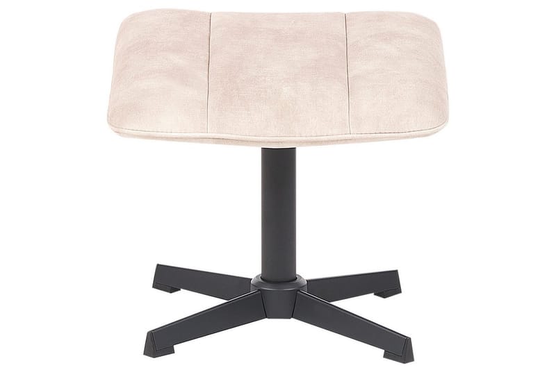 Svingbar lenestol Lia - Beige, svart - Møbler - Stoler - Lenestoler - Lenestol uten armlene