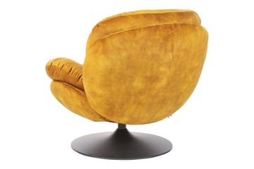 Svingbar lenestol Nolvik - Gul, svart, Gul, Svart - Møbler - Stoler - Lenestoler - Lenestol uten armlene