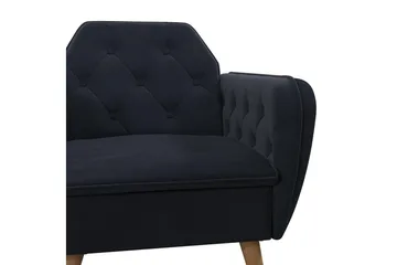 Teresa Lenestol Fløyel/Blå - Novogratz - Møbler - Stoler - Lenestoler