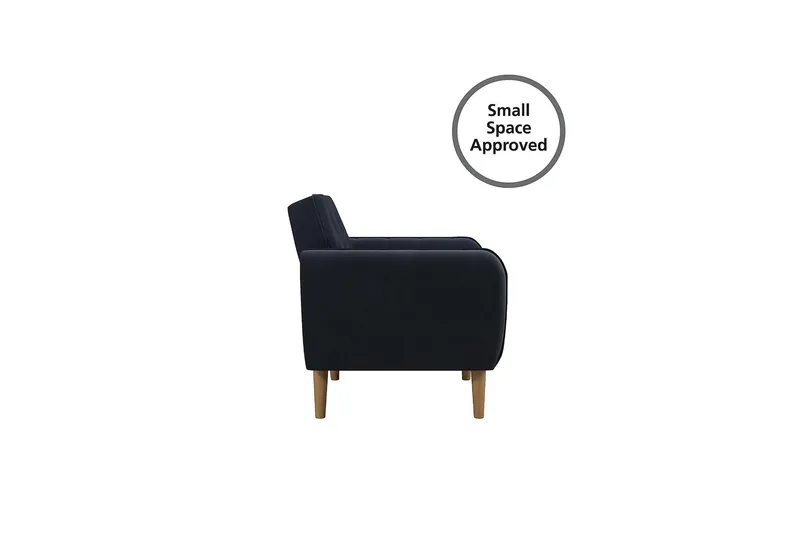 Teresa Lenestol Fløyel/Blå - Novogratz - Møbler - Stoler - Lenestoler - Fløyelslenestol