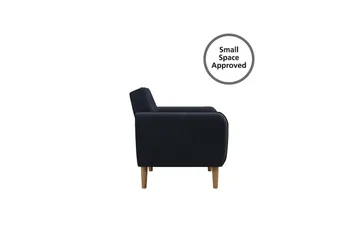 Teresa Lenestol Fløyel/Blå - Novogratz - Møbler - Stoler - Lenestoler