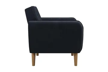 Teresa Lenestol Fløyel/Blå - Novogratz - Møbler - Stoler - Lenestoler - Fløyelslenestol