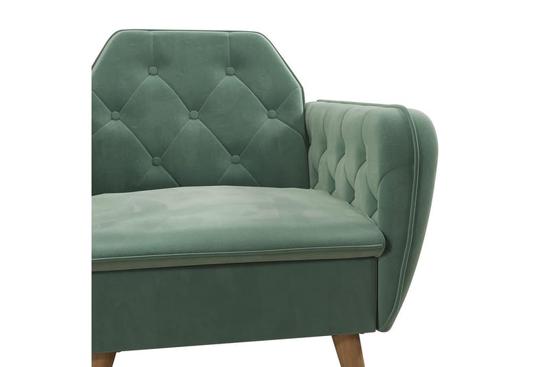 Teresa Lenestol Fløyel/Lysegrønn - Novogratz - Møbler - Stoler - Lenestoler
