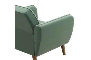 Teresa Lenestol Fløyel/Lysegrønn - Novogratz - Møbler - Stoler - Lenestoler - Fløyelslenestol