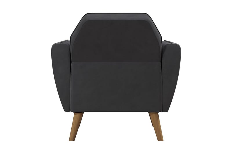 Teresa Lenestol Grå/Fløyel - Novogratz - Møbler - Stoler - Lenestoler - Fløyelslenestol