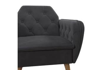 Teresa Lenestol Grå/Fløyel - Novogratz - Møbler - Stoler - Lenestoler - Fløyelslenestol