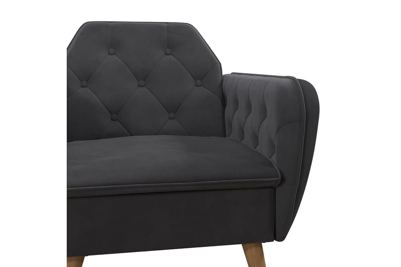 Teresa Lenestol Grå/Fløyel - Novogratz - Møbler - Stoler - Lenestoler - Fløyelslenestol