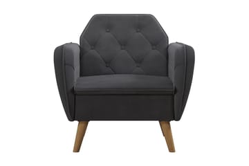 Teresa Lenestol Grå/Fløyel - Novogratz - Møbler - Stoler - Lenestoler