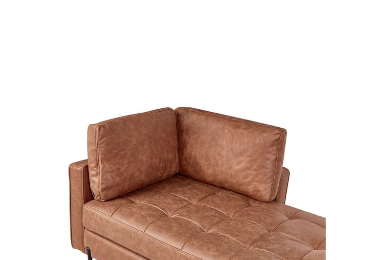 Toliman Sjeselong 172 cm Venstre - Brun/Svart - Møbler - Stoler - Lenestoler - Liggestol