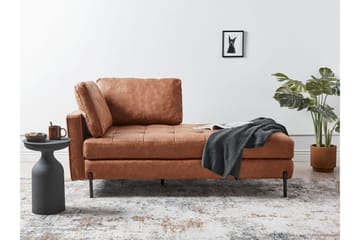 Toliman Sjeselong 172 cm Venstre - Brun/Svart - Møbler - Stoler - Lenestoler - Liggestol