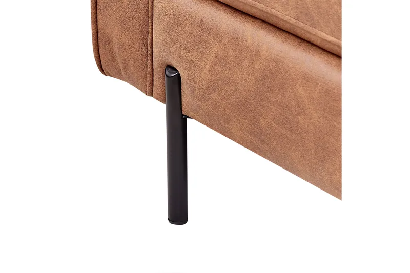 Toliman Sjeselong 172 cm Venstre - Brun/Svart - Møbler - Stoler - Lenestoler - Liggestol