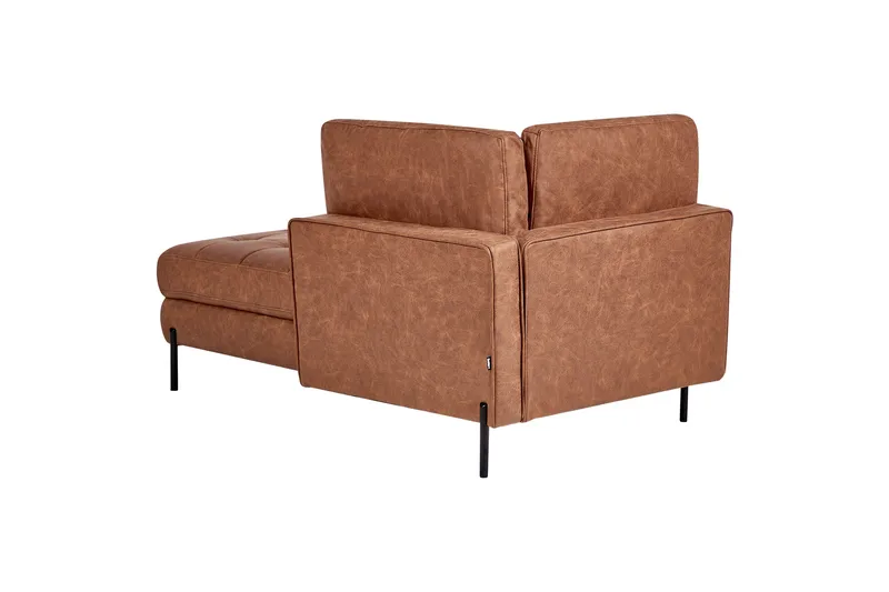 Toliman Sjeselong 172 cm Venstre - Brun/Svart - Møbler - Stoler - Lenestoler - Liggestol