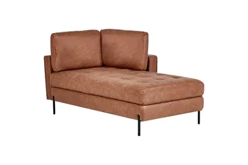 Toliman Sjeselong 172 cm Venstre - Brun/Svart - Møbler - Stoler - Lenestoler - Liggestol