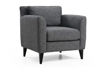 Tomski Lenestol med Armlene - Grå - Møbler - Stoler - Lenestoler