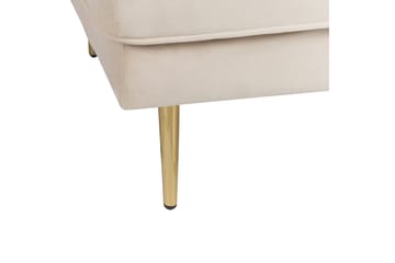 Topo Sjeselong 171 cm Venstre - Beige/Gull - Møbler - Stoler - Lenestoler - Liggestol