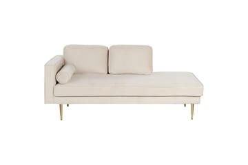 Topo Sjeselong 171 cm Venstre - Beige/Gull - Møbler - Stoler - Lenestoler - Liggestol