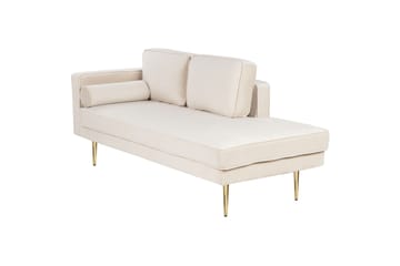 Topo Sjeselong 171 cm Venstre - Beige/Gull - Møbler - Stoler - Lenestoler - Liggestol
