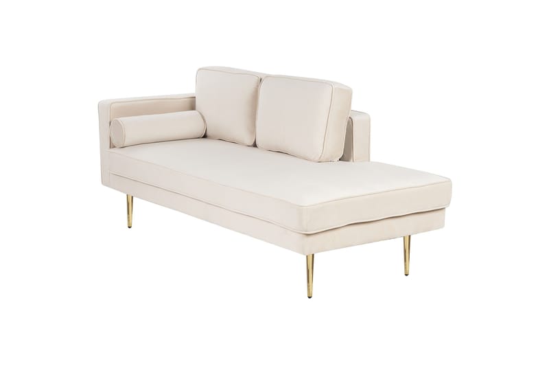 Topo Sjeselong 171 cm Venstre - Beige/Gull - Møbler - Stoler - Lenestoler - Liggestol