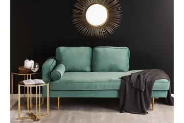 Topo Sjeselong 171 cm Venstre - Gull/Grønn - Møbler - Stoler - Lenestoler - Liggestol