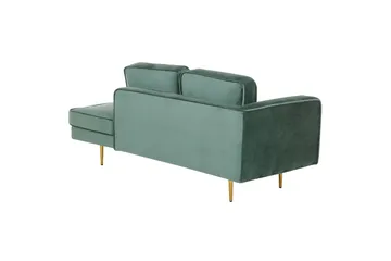 Topo Sjeselong 171 cm Venstre - Gull/Grønn - Møbler - Stoler - Lenestoler - Liggestol