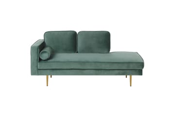 Topo Sjeselong 171 cm Venstre - Gull/Grønn - Møbler - Stoler - Lenestoler - Liggestol