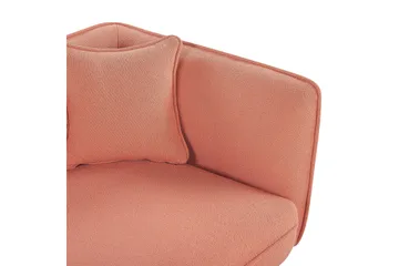 Toyoki Sjeselong 138 cm Høyre - Svart/Rosa - Møbler - Stoler - Lenestoler - Liggestol