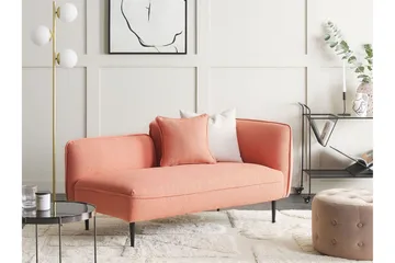 Toyoki Sjeselong 138 cm Høyre - Svart/Rosa - Møbler - Stoler - Lenestoler - Liggestol