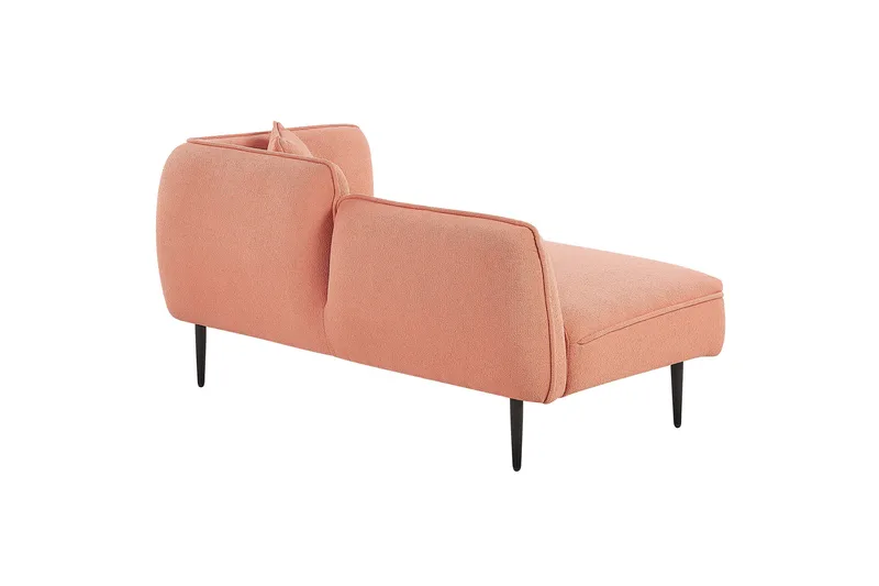 Toyoki Sjeselong 138 cm Høyre - Svart/Rosa - Møbler - Stoler - Lenestoler - Liggestol