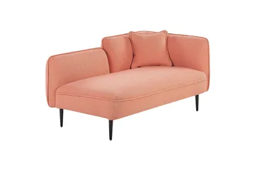 Toyoki Sjeselong 138 cm Høyre - Svart/Rosa - Møbler - Stoler - Lenestoler - Liggestol