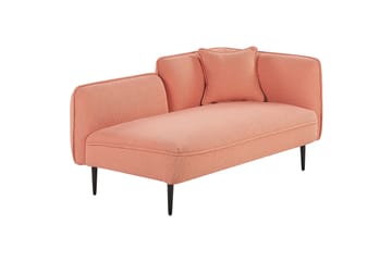 Toyoki Sjeselong 138 cm Høyre - Svart/Rosa - Møbler - Stoler - Lenestoler - Liggestol