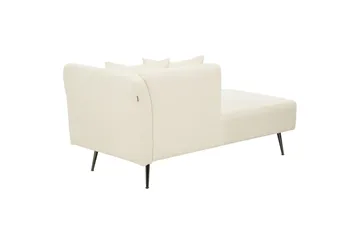 Toyoko Sjeselong 156 cm Høyre - Svart/Hvit - Møbler - Stoler - Lenestoler - Liggestol