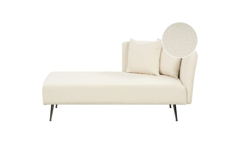 Toyoko Sjeselong 156 cm Høyre - Svart/Hvit - Møbler - Stoler - Lenestoler - Liggestol